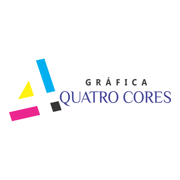 Gráfica Quatro Cores Logo PNG Vector