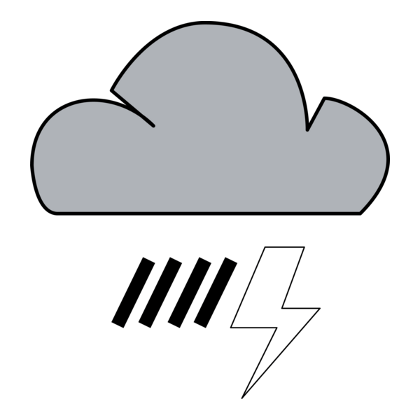 HEAVY RAIN WEATHER SYMBOL Logo PNG Vector