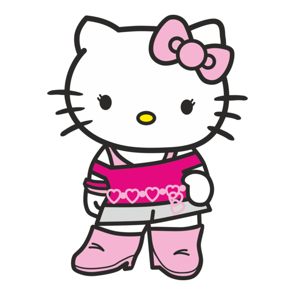 Hello Kitty Logo PNG Vector