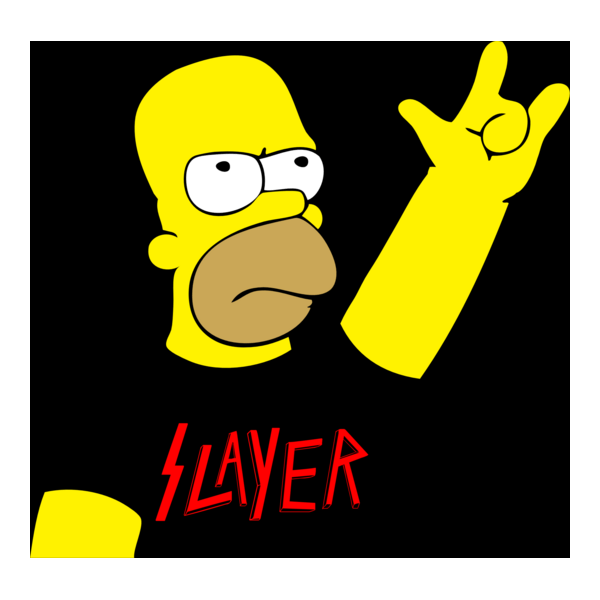 Homer - Slayer Logo PNG Vector