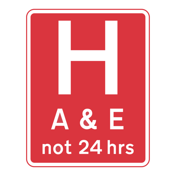 HOSPITAL AHEAD Logo PNG Vector