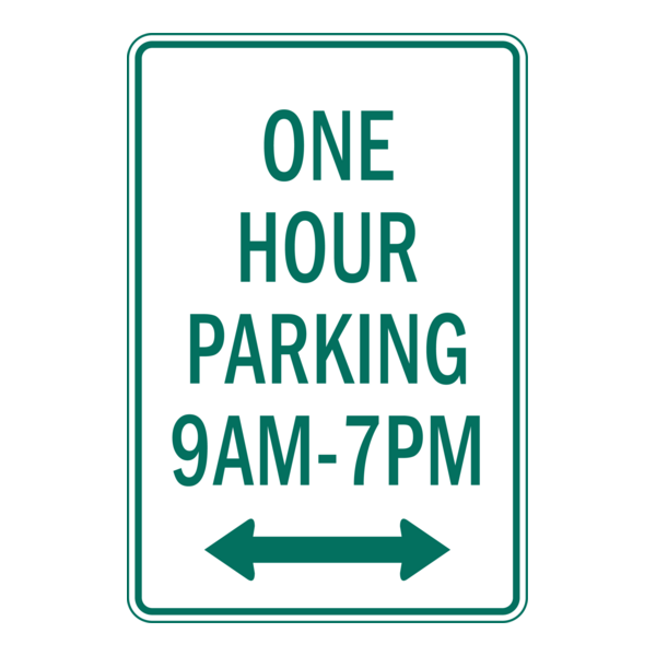 HOUR PARKING SIGN Logo PNG Vector