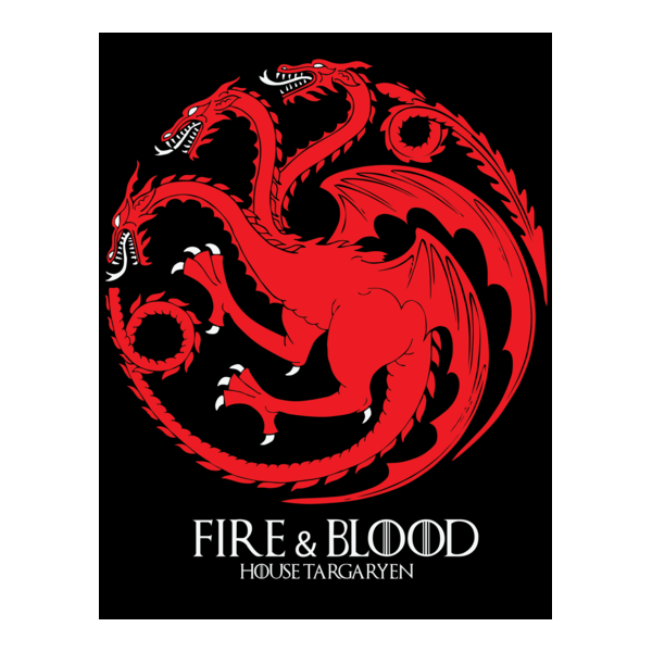 House Targaryen Logo PNG Vector
