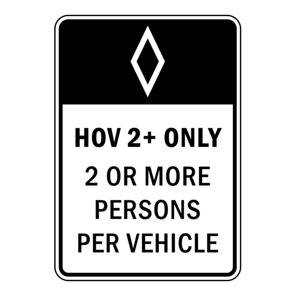HOV 2+ Logo PNG Vector