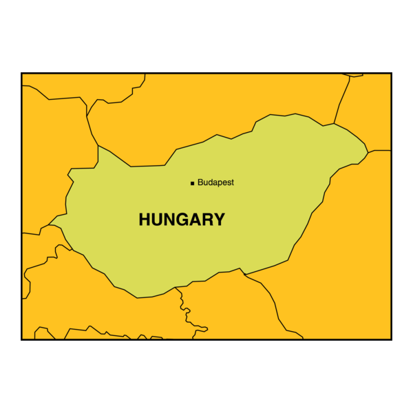 HUNGARY MAP Logo PNG Vector