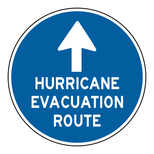 HURRICANE EVACUTATION Logo PNG Vector