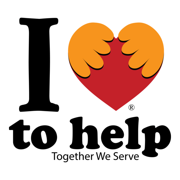I Love to help Logo PNG Vector