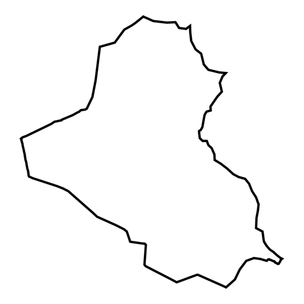 IRAQ MAP Logo PNG Vector