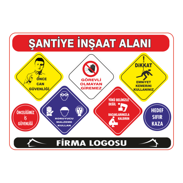 İş güvenliği levhası Logo PNG Vector