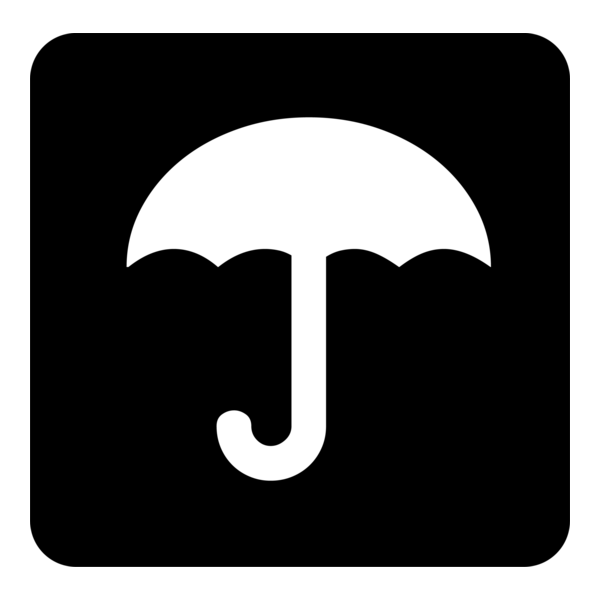 KEEP OUT OF RAIN SYMBOL Logo PNG Vector