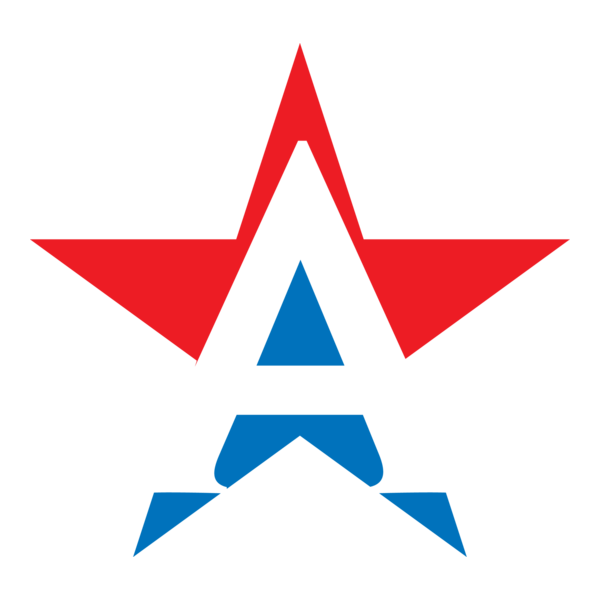 LETTER A STAR CUSTOM Logo PNG Vector