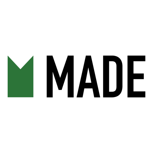 Made Madetekstil Clothing Manufacturing Logo PNG Vector
