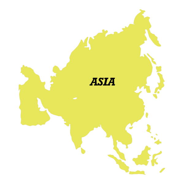 MAP OF ASIA Logo PNG Vector