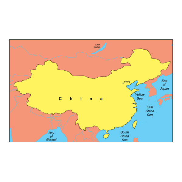 MAP OF CHINA Logo PNG Vector