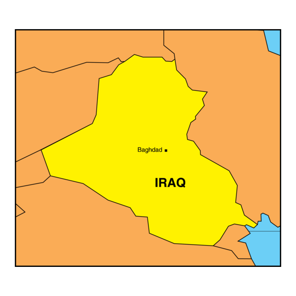 MAP OF IRAQ Logo PNG Vector