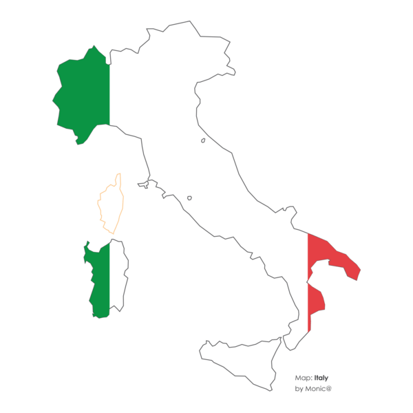 MAP OF ITALY Logo PNG Vector