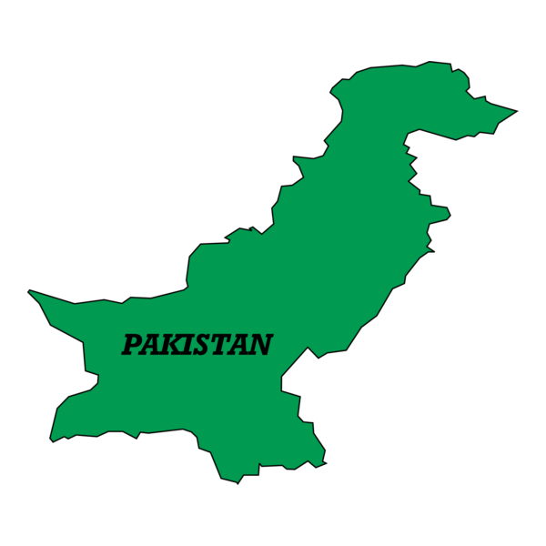 MAP OF PAKISTAN Logo PNG Vector