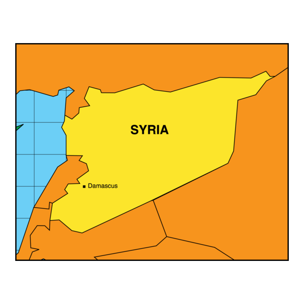 MAP OF SYRIA Logo PNG Vector