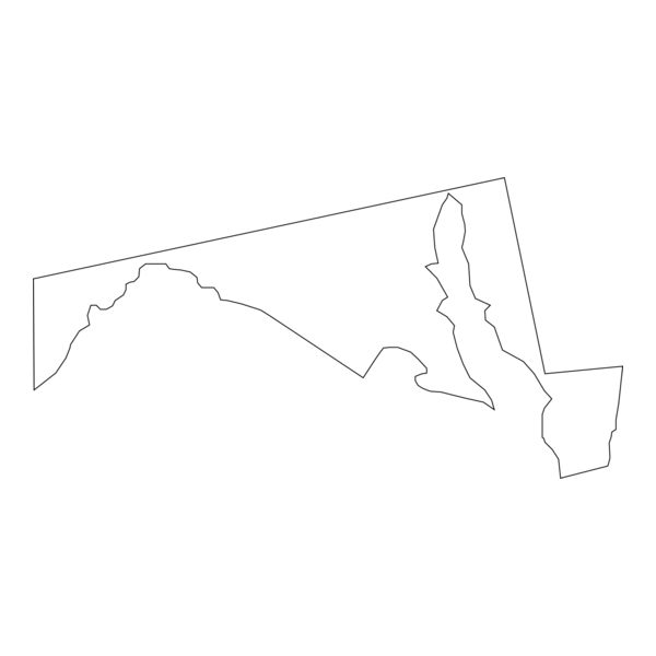 MARYLAND MAP Logo PNG Vector