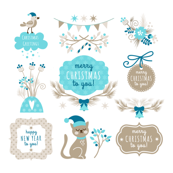 merry christmas Logo PNG Vector