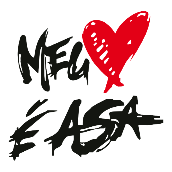 Meu Coração é Asa Logo PNG Vector