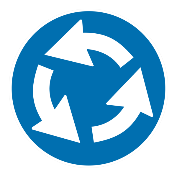 MINI ROUNDABOUT SIGN Logo PNG Vector