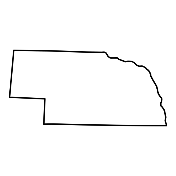 NEBRASKA MAP Logo PNG Vector