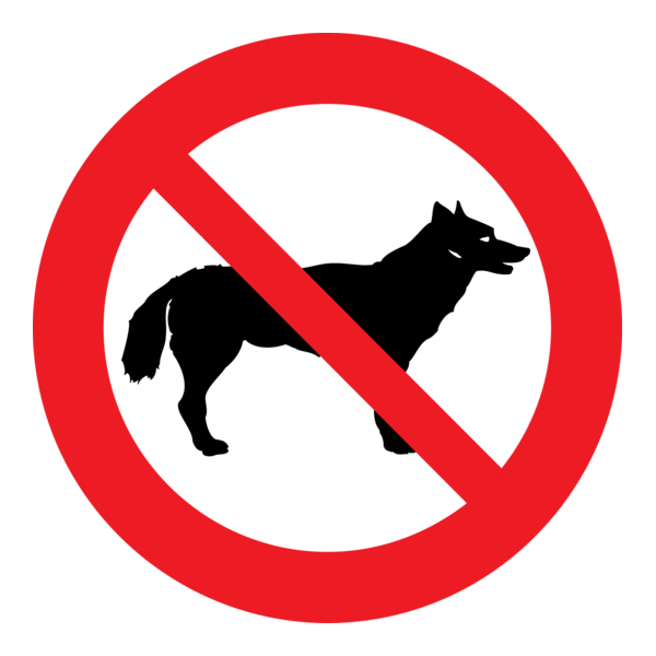 NO DOGS SIGN Logo PNG Vector
