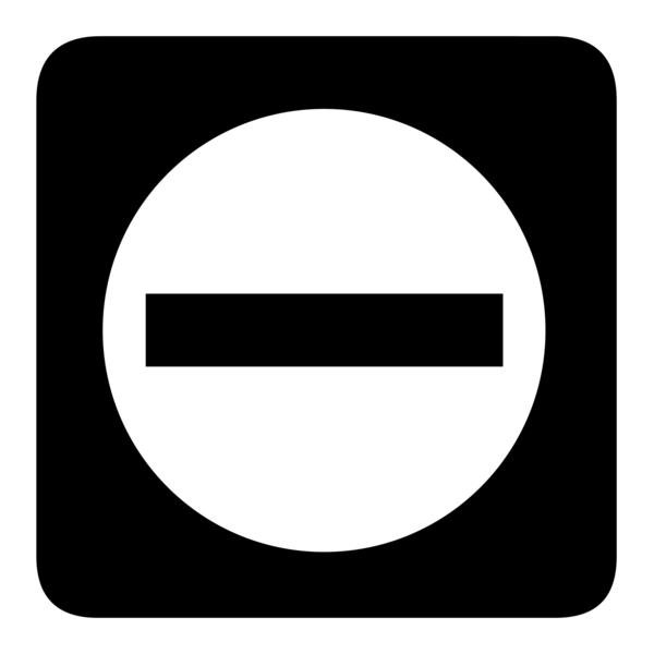 NO ENTRY PEDESTRIAN SIGN Logo PNG Vector