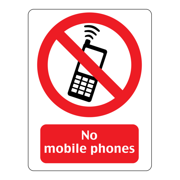 NO MOBILE PHONES SIGN Logo PNG Vector