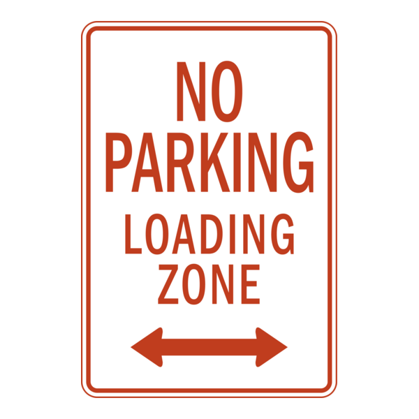NO PARKING LANDING ZONE Logo PNG Vector