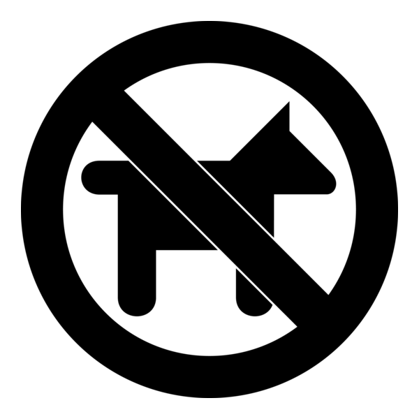 NO PETS ALLOWED SIGN Logo PNG Vector