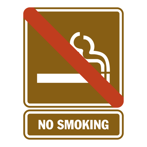NO SMOKING TOURIST SIGN Logo PNG Vector