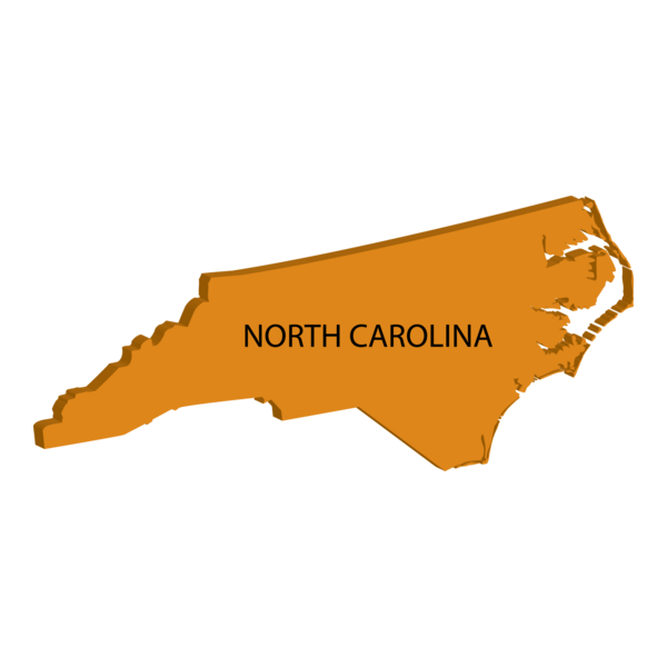 NORTH CAROLINA MAP Logo PNG Vector
