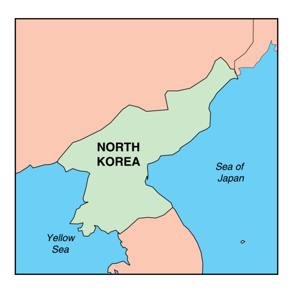 NORTH KOREA MAP Logo PNG Vector