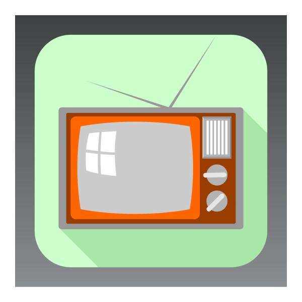 OLD TELEVISION SET Logo PNG Vector