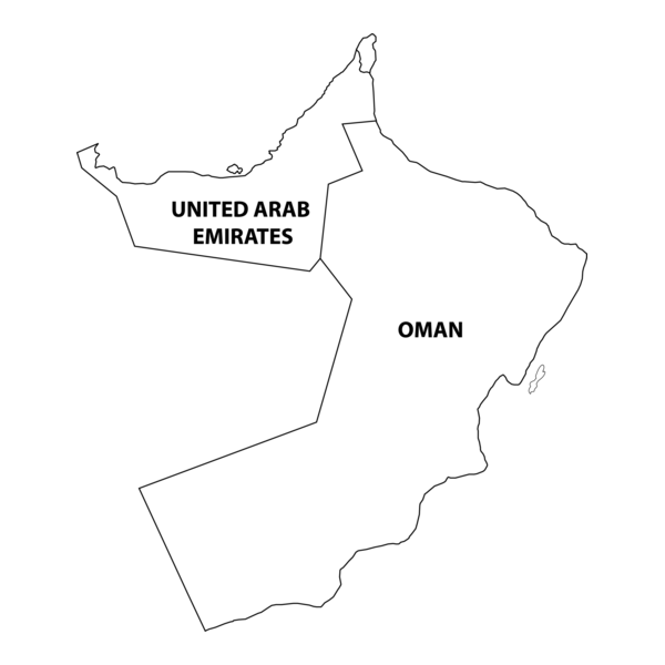 OMAN MAP Logo PNG Vector