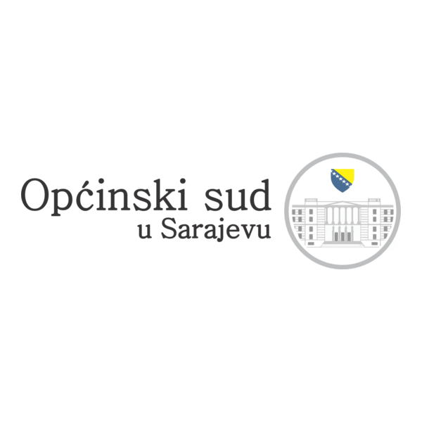Općinski sud u Sarajevu Logo PNG Vector