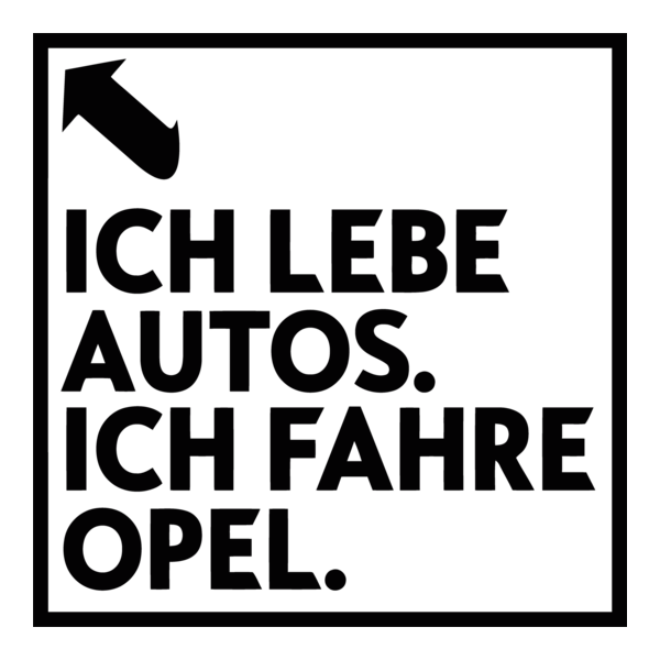 Opel Ich Lebe Autos Logo PNG Vector