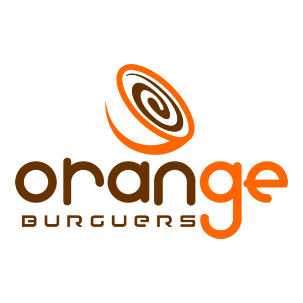 Orange Burguers Logo PNG Vector