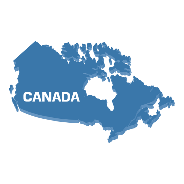 OUTLINE MAP OF CANADA Logo PNG Vector