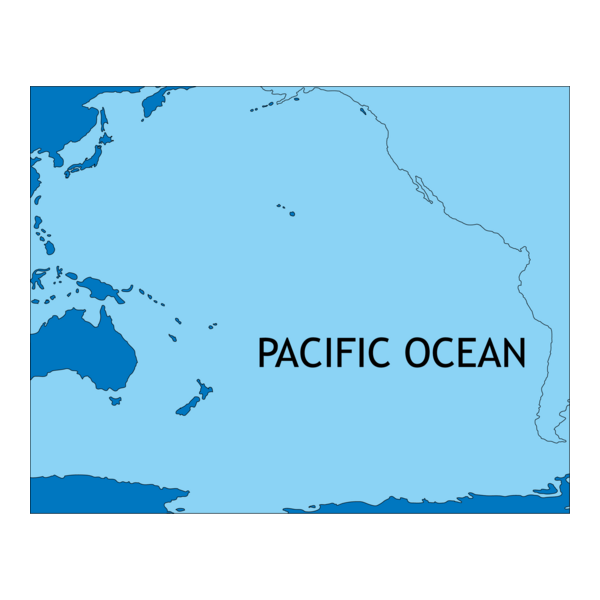 PACIFIC OCEAN MAP Logo PNG Vector