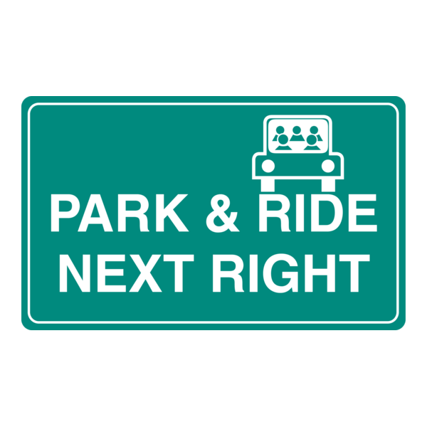 PARK AND RIDE SIGN Logo PNG Vector