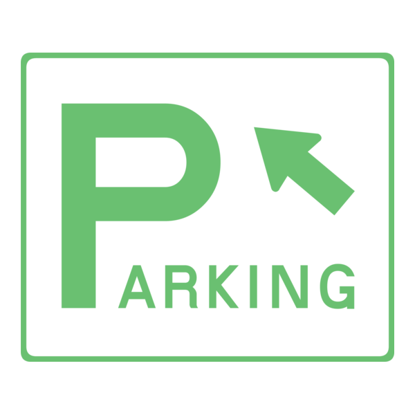 PARKING DIRECTION SIGN Logo PNG Vector