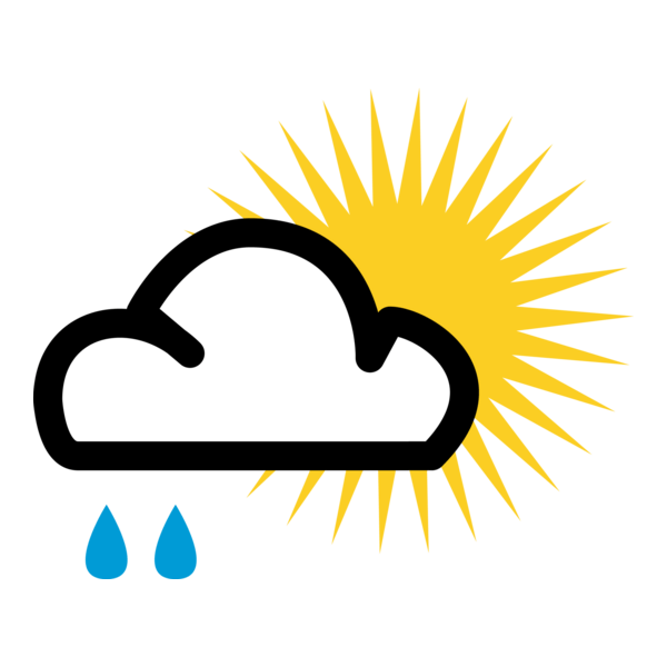 PARTLY SUNNY WEATHER SYMBO Logo PNG Vector