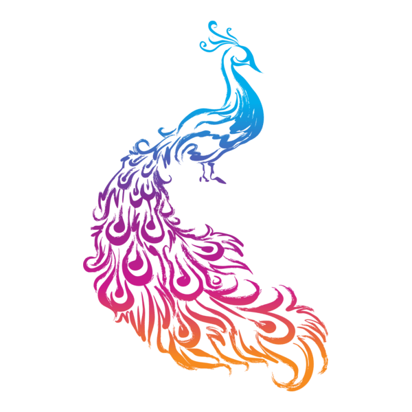 Peacock Logo PNG Vector