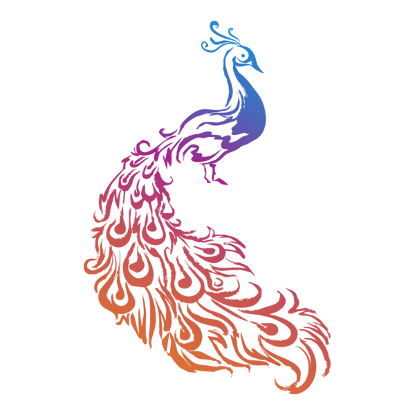 Peacock Logo PNG Vector
