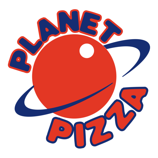 Planet Pizza Logo PNG Vector