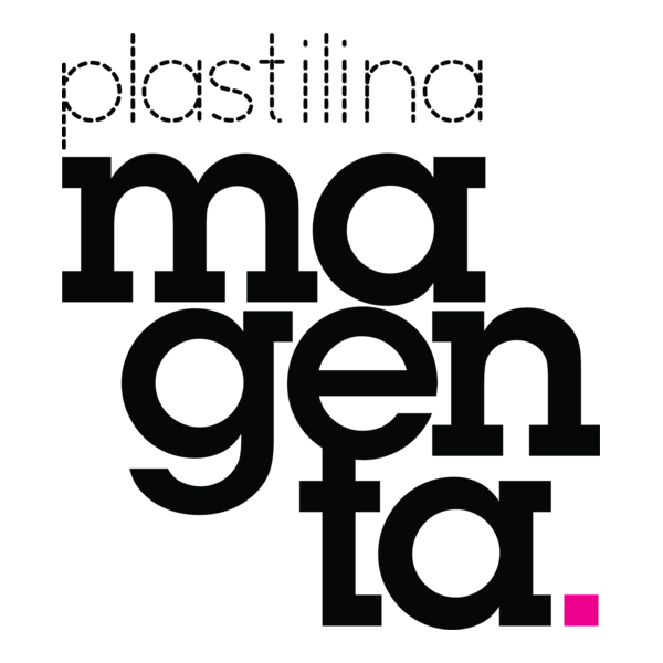 Plastilina Magenta Logo PNG Vector