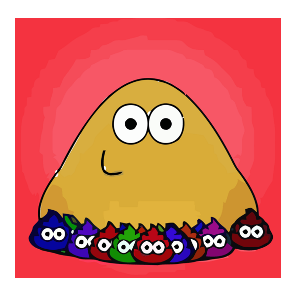 Pou Games Logo PNG Vector